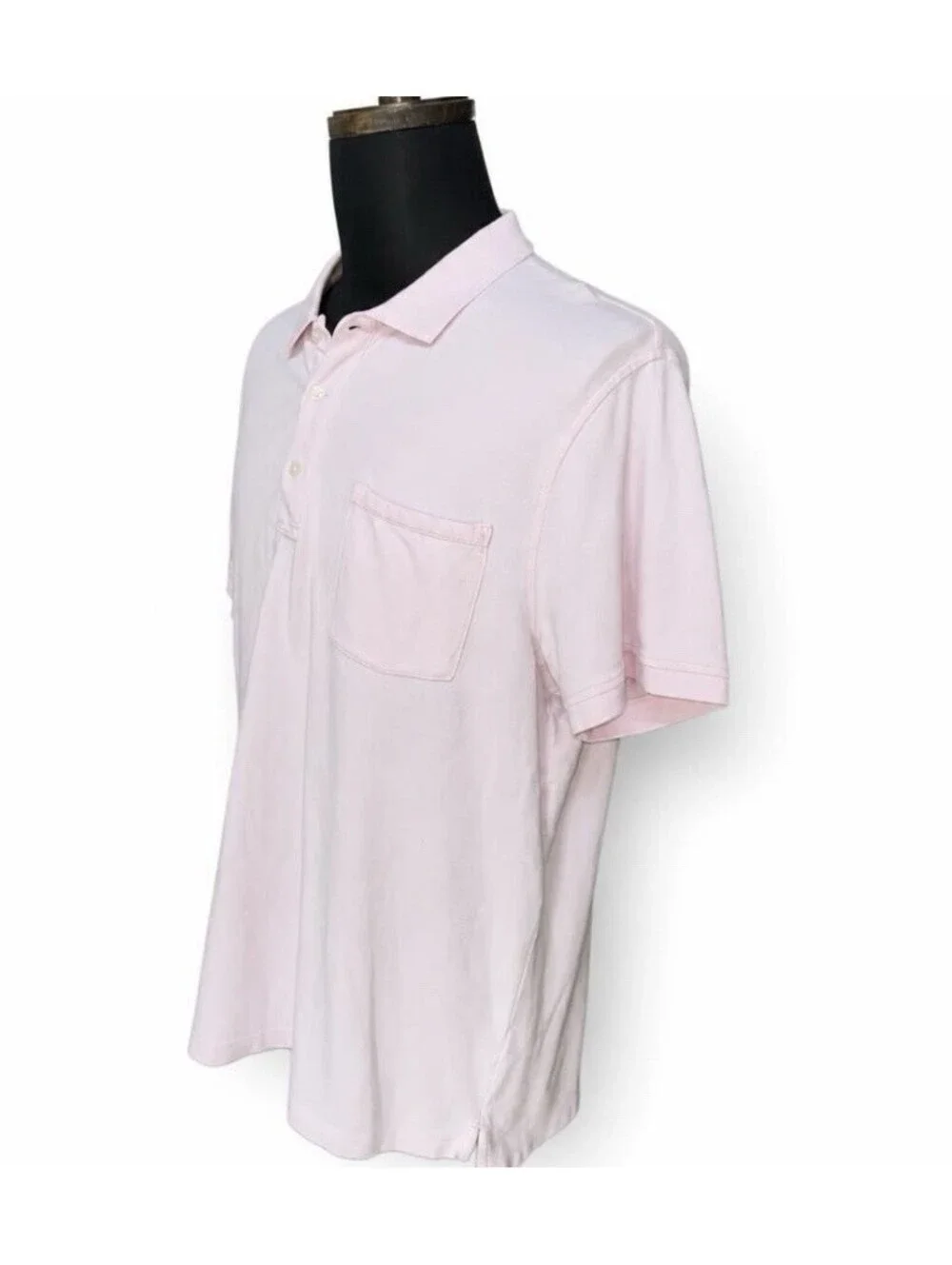 J.CREW Men’s Soft Stretch Cotton Pique Polo Shirt In Pink-XL
